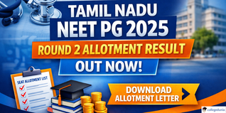 Tamil Nadu NEET PG 2025 Round 2 Counselling Result Released; Download Seat Allotment Letter @tnmedicalselection.net